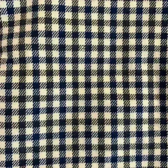 Blue and White Check Signature Skinny Ankle Gap Pant - Picture 2 of 5